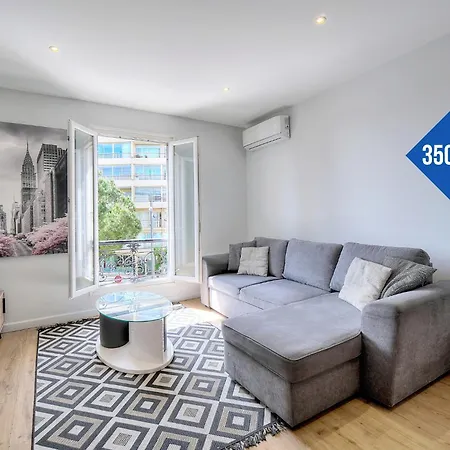 Le Erve-350m Plage-wifi Clim-vca Cannes